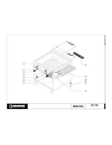 Pièces détachées GIGA TB80E Annee 01-2005 