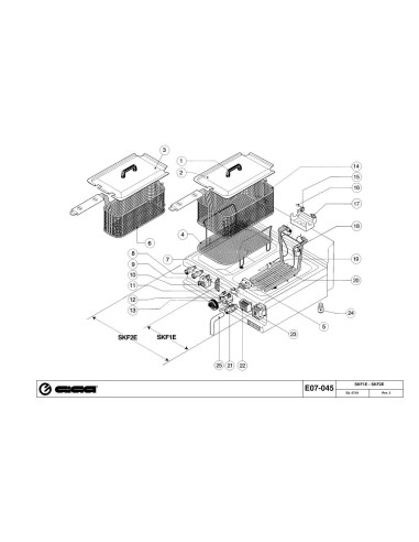 Pièces détachées GIGA SKF2E Annee 07-2001 