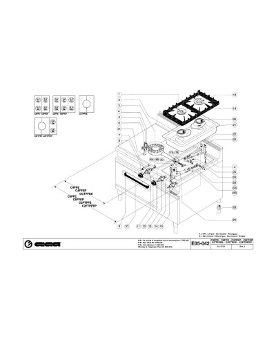 Pièces détachées GIGA C4FFEP Annee 07-2001 