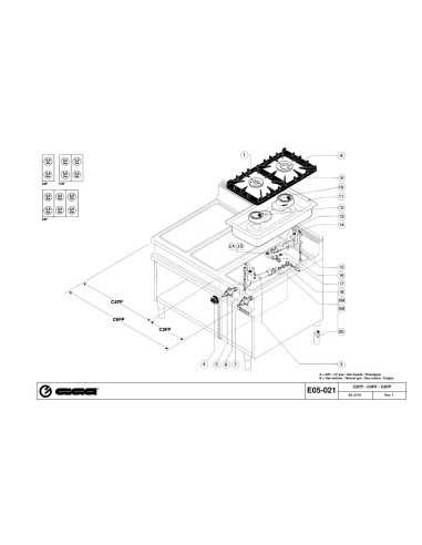 Pièces détachées GIGA C6FP Annee 07-2001 