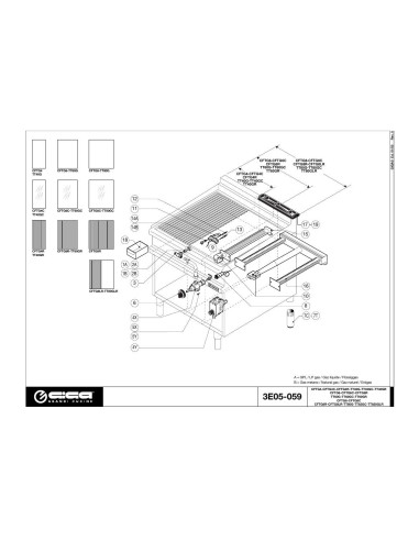 Pièces détachées GIGA TT40GC Annee 01-2005 