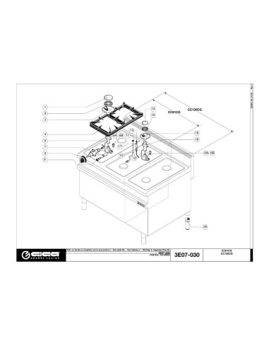 Pièces détachées GIGA CC81CG Annee 01-2005 