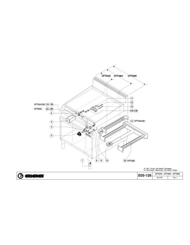 Pièces détachées GIGA CFTG6C Annee 07-2001 