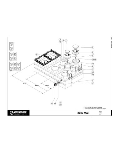 Pièces détachées GIGA I2FZP Annee 01-2005 