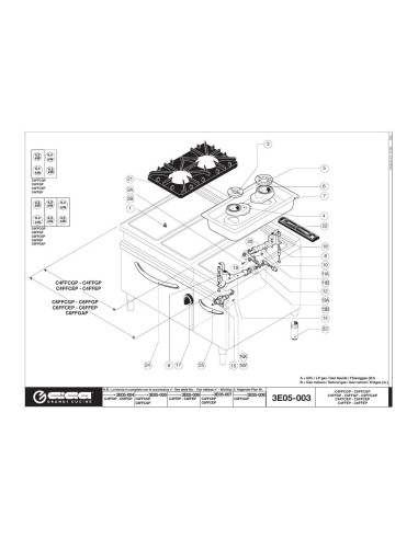 Pièces détachées GIGA C6FFCEP Annee 01-2006 