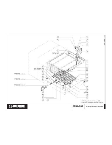 Pièces détachées GIGA KPIGN37G Annee 01-2005 