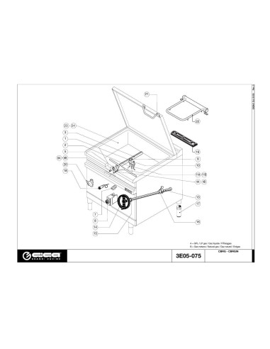 Pièces détachées GIGA CBRG Annee 01-2005 