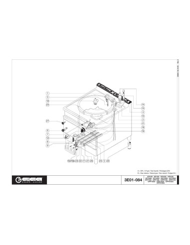 Pièces détachées GIGA KP15G Annee 01-2005 