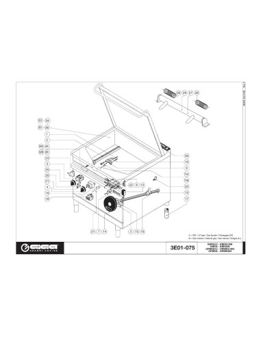 Pièces détachées GIGA OPBRG12 Annee 01-2005 