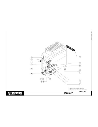 Pièces détachées GIGA TB40G Annee 01-2005 