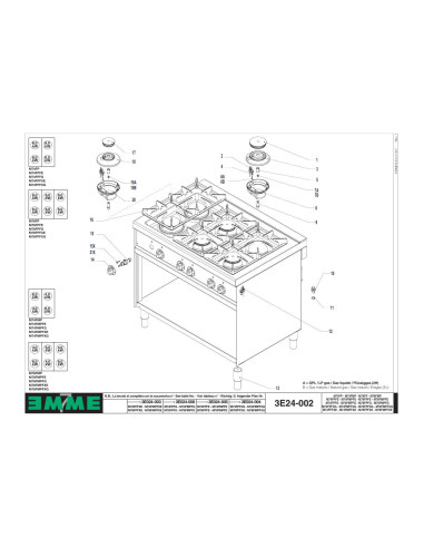 Pièces détachées GIGA M76FMPFXG Annee 01-2007 