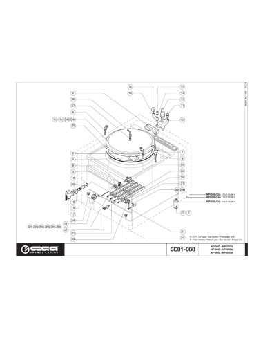 Pièces détachées GIGA KPI30G Annee 01-2005 