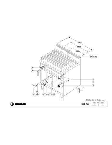 Pièces détachées GIGA CBG8 Annee 07-2001 