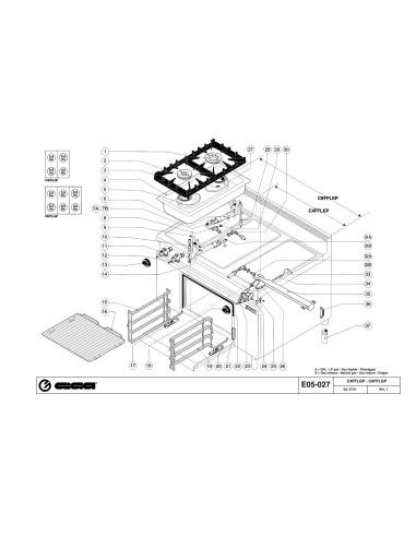 Pièces détachées GIGA C4FFLGP Annee 07-2001 