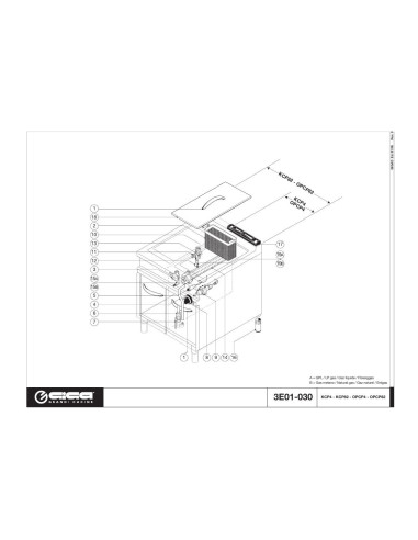 Pièces détachées GIGA KCP82 Annee 01-2005 