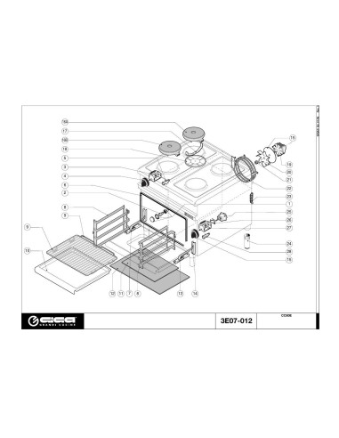 Pièces détachées GIGA CC80E Annee 01-2005 