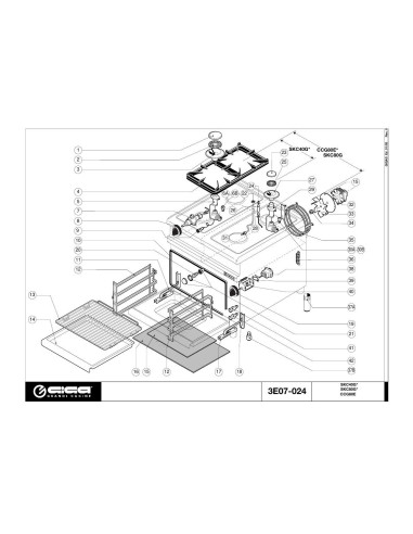 Pièces détachées GIGA SKC40G Annee 01-2005 