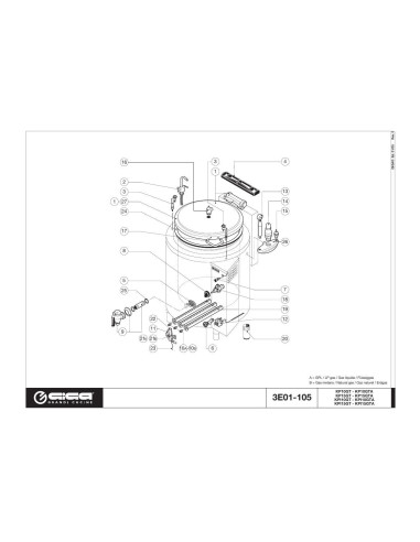 Pièces détachées GIGA KP10GT Annee 01-2005 