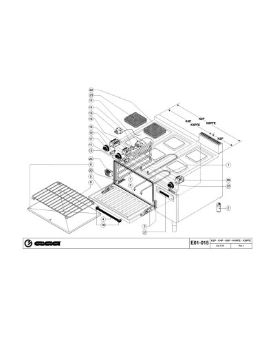 Pièces détachées GIGA K6P Annee 07-2001 