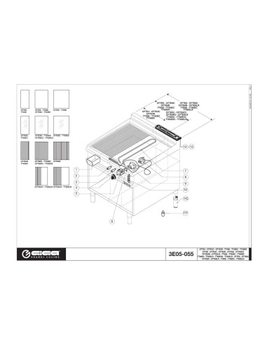 Pièces détachées GIGA TT40EC Annee 01-2006 