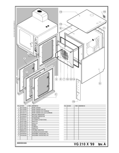 Pièces détachées GIGA VG 210 X Annee 1999 