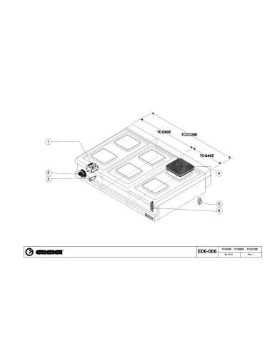 Pièces détachées GIGA TCQ120E Annee 07-2001 