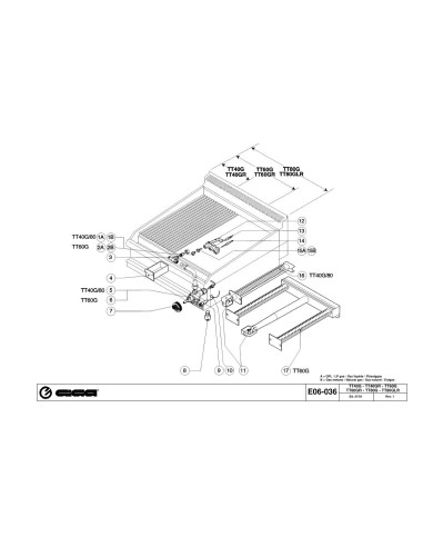 Pièces détachées GIGA TT80GLR Annee 07-2001 