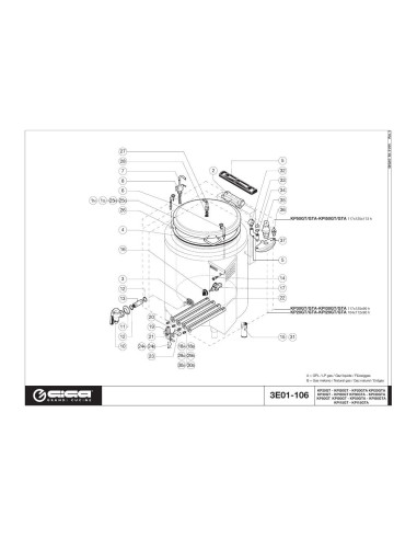 Pièces détachées GIGA KP30GT Annee 01-2005 