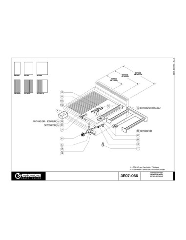 Pièces détachées GIGA SKT40GR Annee 01-2005 