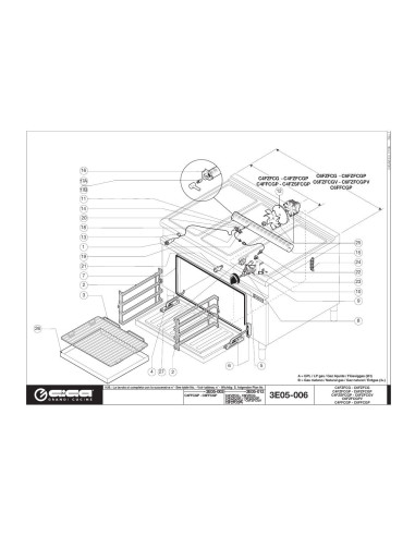 Pièces détachées GIGA C6FZFCGV Annee 01-2006 