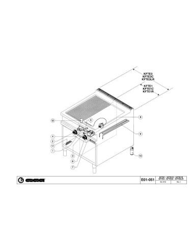 Pièces détachées GIGA KFTE3LR Annee 07-2001 