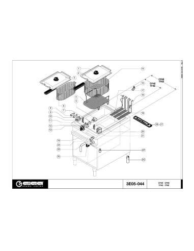 Pièces détachées GIGA CF6E Annee 01-2005 