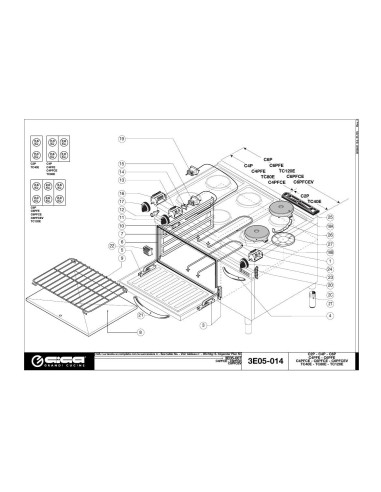 Pièces détachées GIGA TC40E Annee 01-2005 