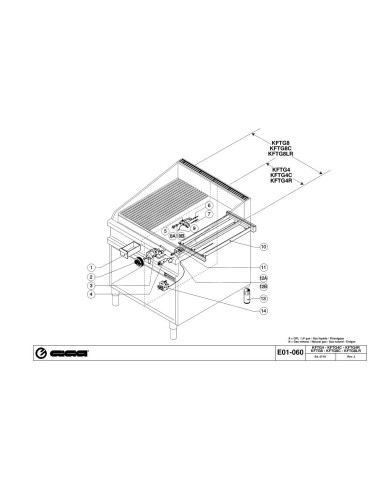 Pièces détachées GIGA KFTG8C Annee 07-2001 