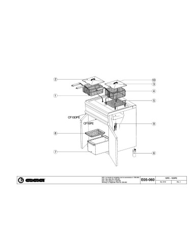 Pièces détachées GIGA 15DPE Annee 07-2001 