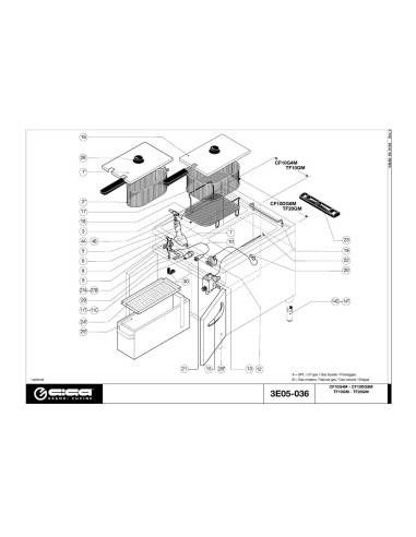 Pièces détachées GIGA CF10G4M Annee 01-2005 