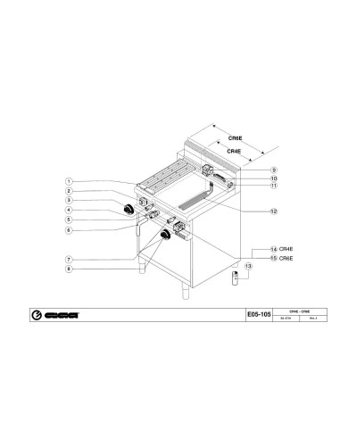 Pièces détachées GIGA CR6E Annee 07-2001 