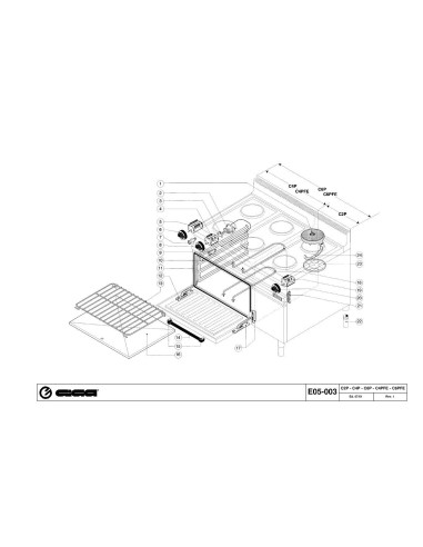 Pièces détachées GIGA C6PFE Annee 07-2001 