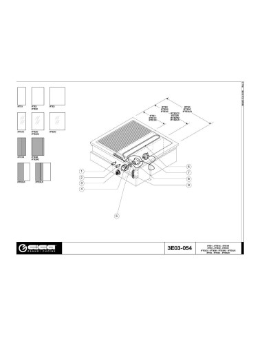 Pièces détachées GIGA IFTE2C Annee 01-2005 