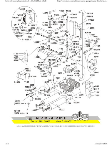 Pièces détachées ATA ALP01 Annee 2002 