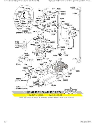 Pièces détachées ATA ALP01EG Annee 2004 