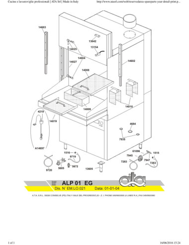 Pièces détachées ATA ALP01EG Annee 2006 