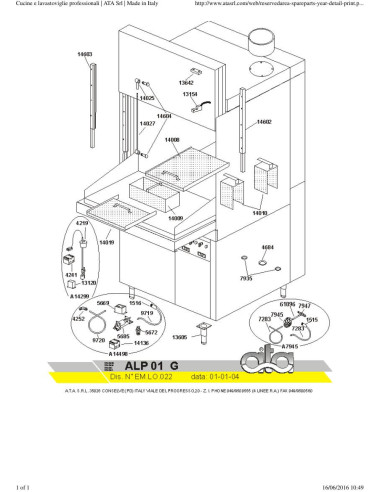 Pièces détachées ATA ALP01G Annee 2005 