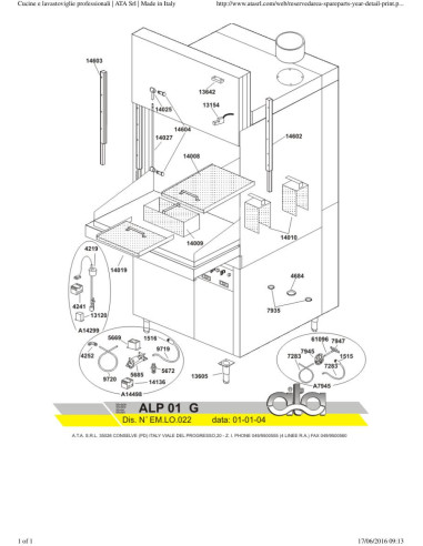 Pièces détachées ATA ALP01G Annee 2007 