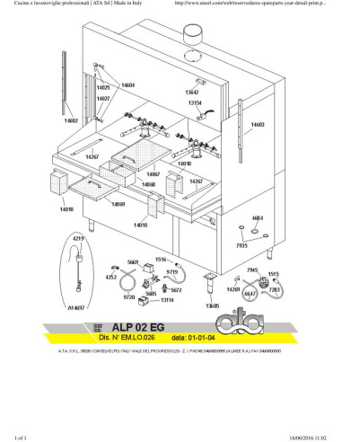 Pièces détachées ATA ALP02EG Annee 2005 