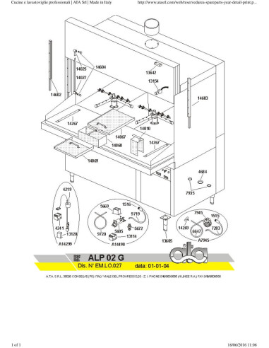 Pièces détachées ATA ALP02G Annee 2005 