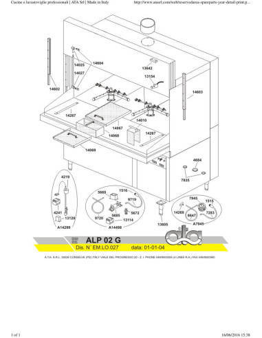 Pièces détachées ATA ALP02G Annee 2006 