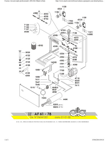 Pièces détachées ATA AF61 Annee 2002 