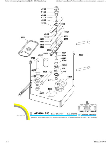 Pièces détachées ATA AF610PRP Annee 2016 