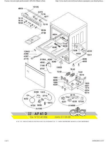 Pièces détachées ATA AF61D Annee 2001 